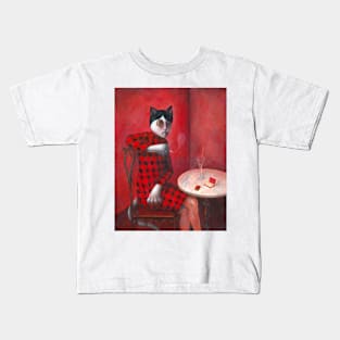 Expressionist Cat/Otto Cat Kids T-Shirt